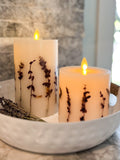 The lavender flameless Candle