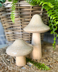 The ceramic mushroom