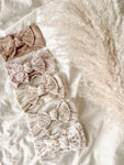 The baby bows