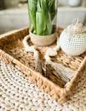 The square seagrass tray