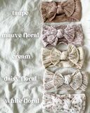 The baby bows