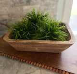 The rectangle wood bowl