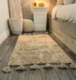 The cotton tassel rug