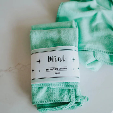 Mint Microfibre Cloths