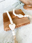 The Square Beaded Pedestal - natural
