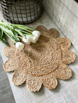 The jute flower placemat