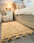 The cotton tassel rug
