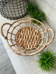 The seagrass basket tray
