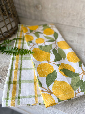 Lemon Tea Towel Set