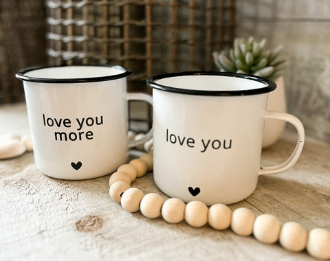 Love you more mug