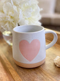 The blush heart mug