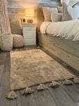 The cotton tassel rug