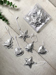 The silver Tin Ornament Set