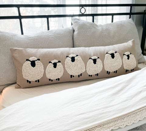 counting sheep pillow