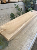 The Rectangle Carved Wood Tray