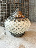 The Battery Operated Lantern - white round