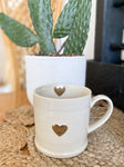 The Sweetheart Heart Mug | Heart Coffee Mug Canada | La Belle Vie Home Decor