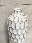 Carved Divot Vases