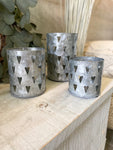 The Tin Heart Candle Holder