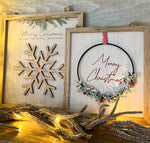 The merry Christmas signs
