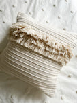 The cotton tassel pillow