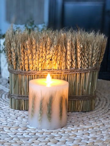 The Wheat Flameless Candle